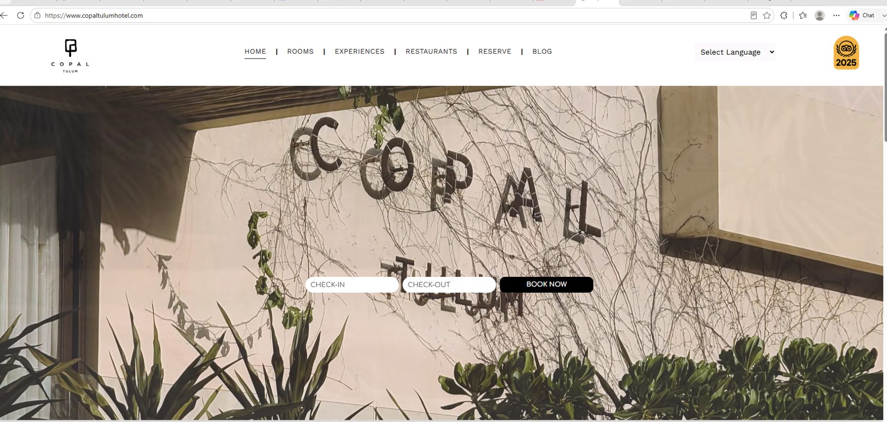 Copal Tulum façade