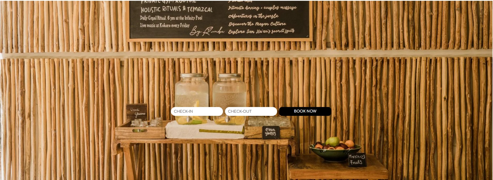 Agua fresca station