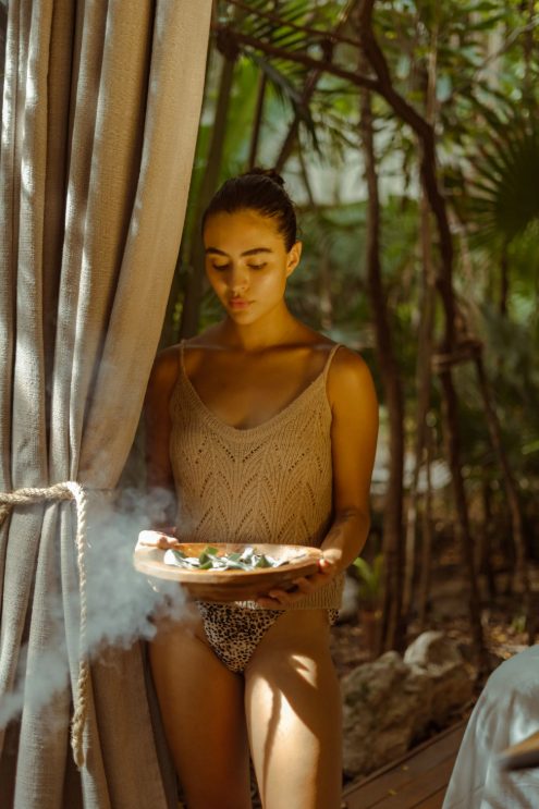 Copal smoke ritual at The Healing Spot